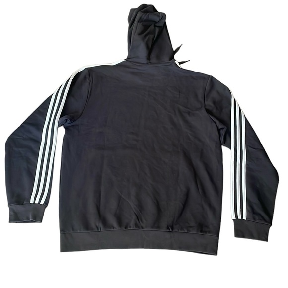Adidas - Men's 3-Stripes Fleece Hoodie - Picture 4 of 5